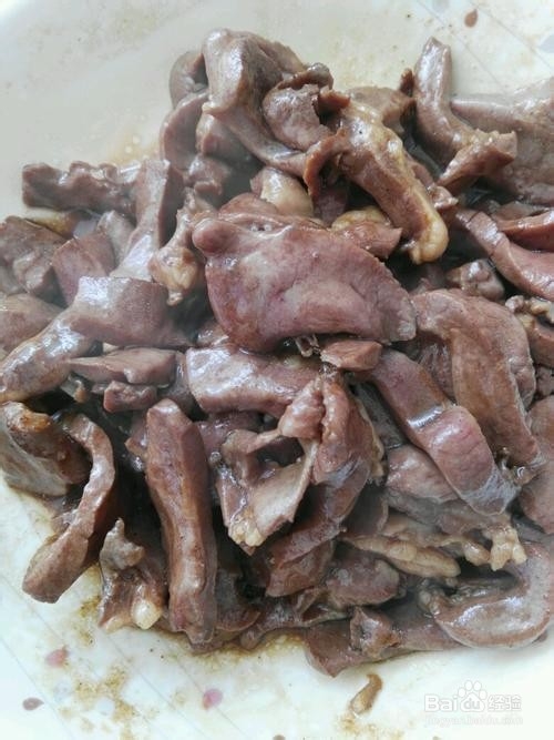 小炒猪心的做法