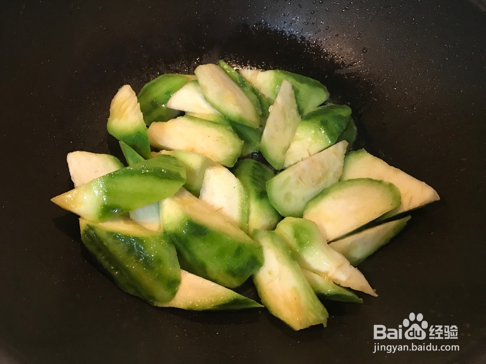 快手炒丝瓜的做法