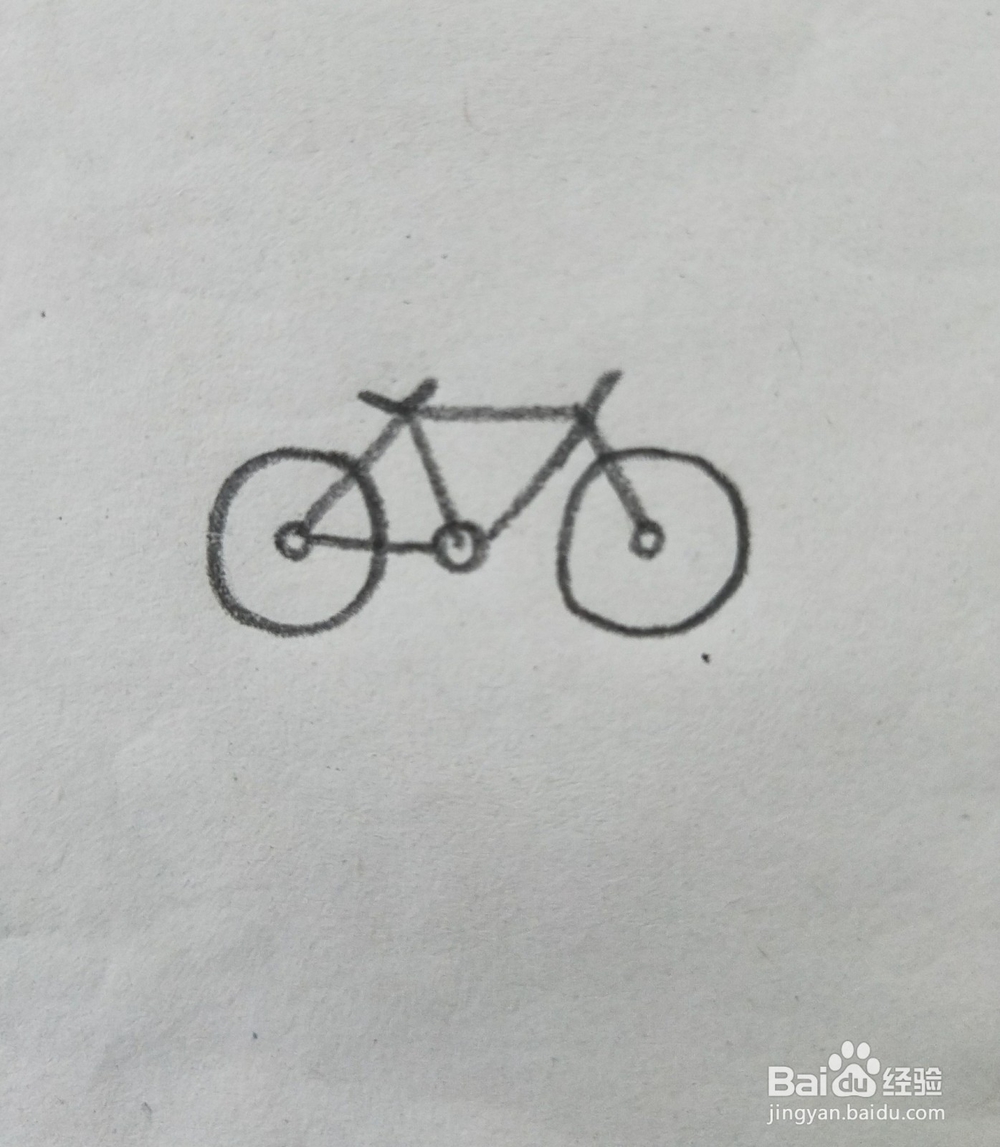 简单自行车的简笔画教程