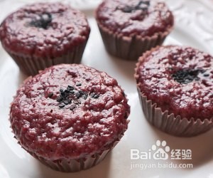 怎么做奶香黑米蒸糕