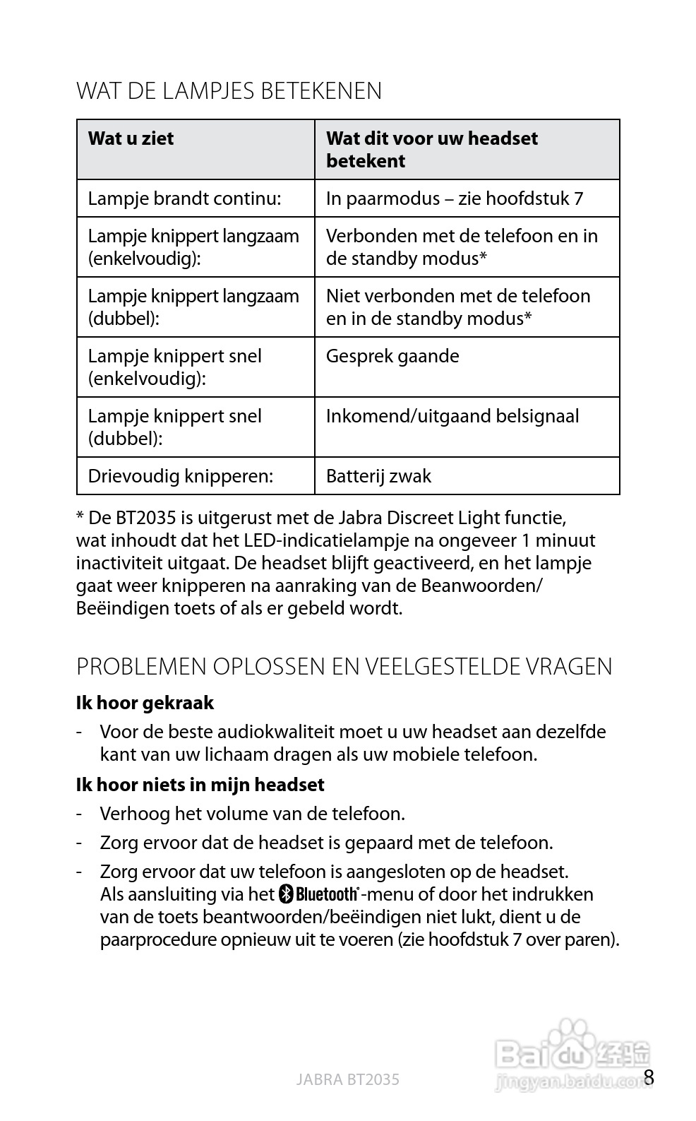 捷波朗BT2035蓝牙耳机使用说明书:[10]