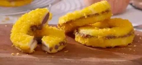 炸豆沙苹果圈怎么做