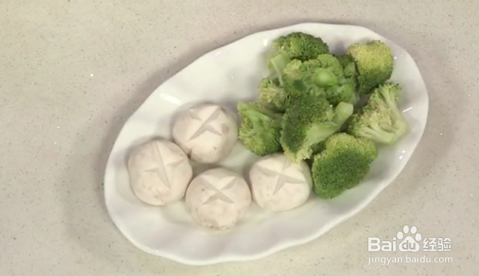 心脏食疗奶香口蘑烧花菜