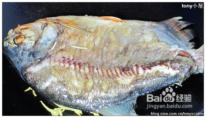 煎鱼不粘锅的秘诀----红烧鳊鱼