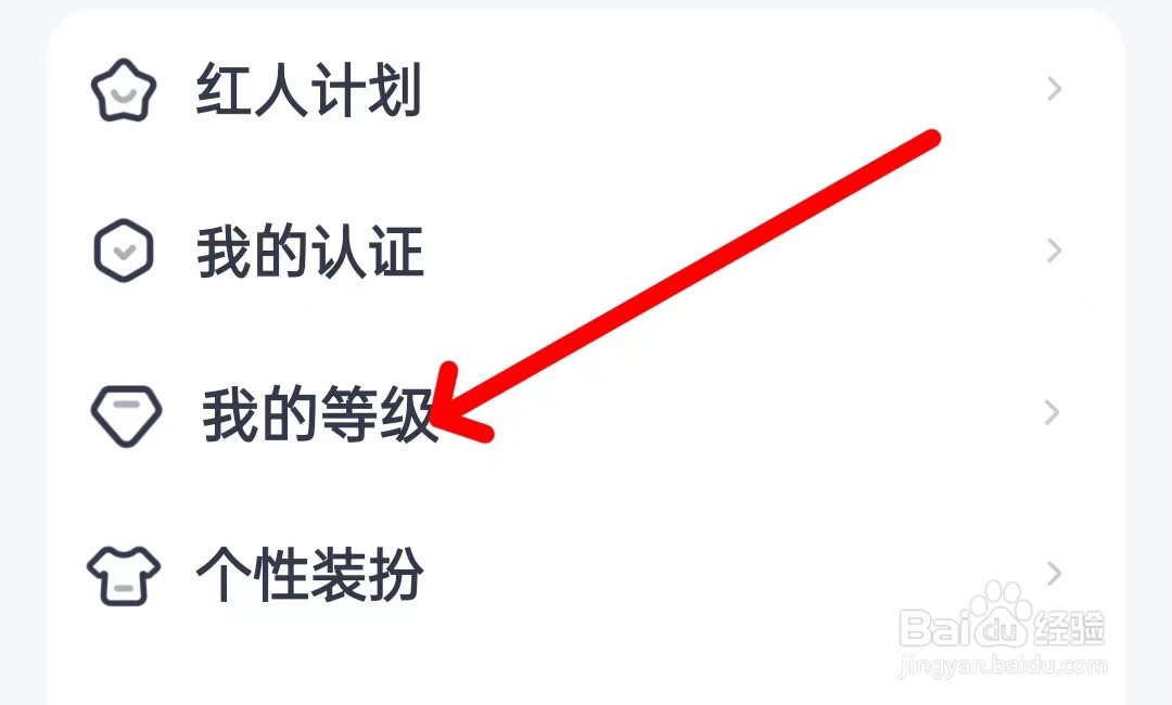 心配如何查看我的等级