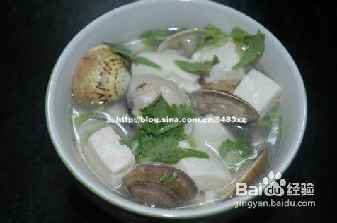 豆腐蛤蜊汤怎么做