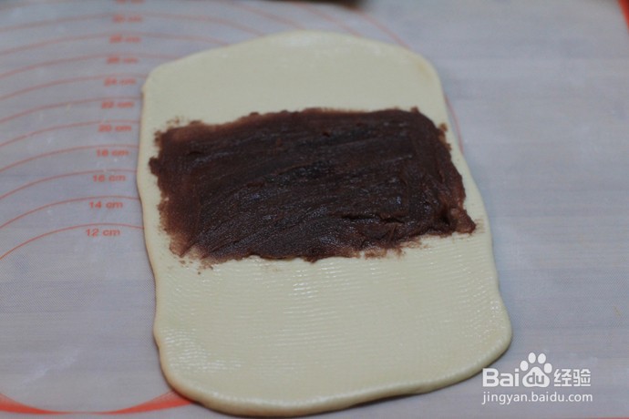 豆沙云纹吐司的做法