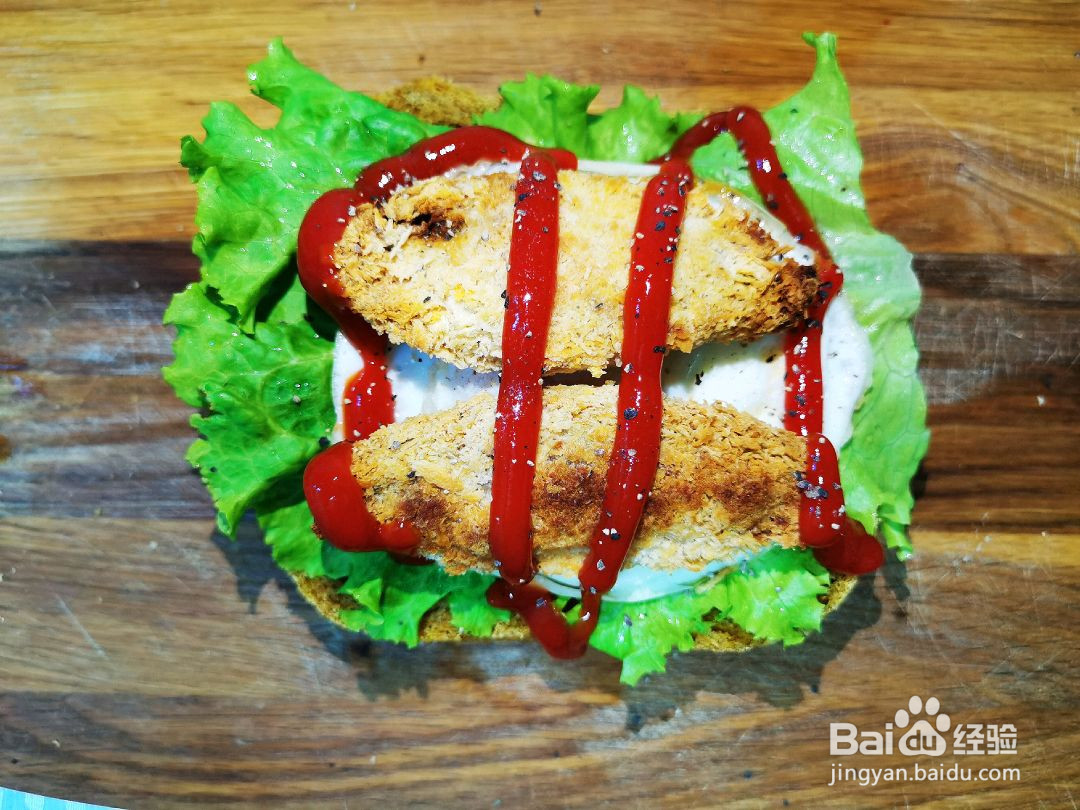 香脆鳕鱼三明治的做法