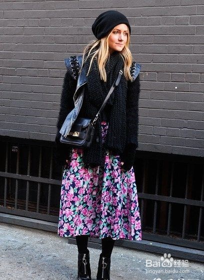 黑色毛衣应该如何搭配