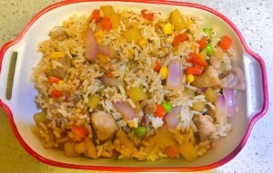 黑胡椒鸡肉芝士焗饭的美味做法