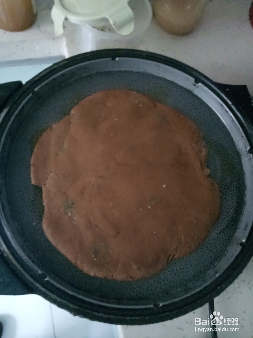 红糖葡萄干发面饼