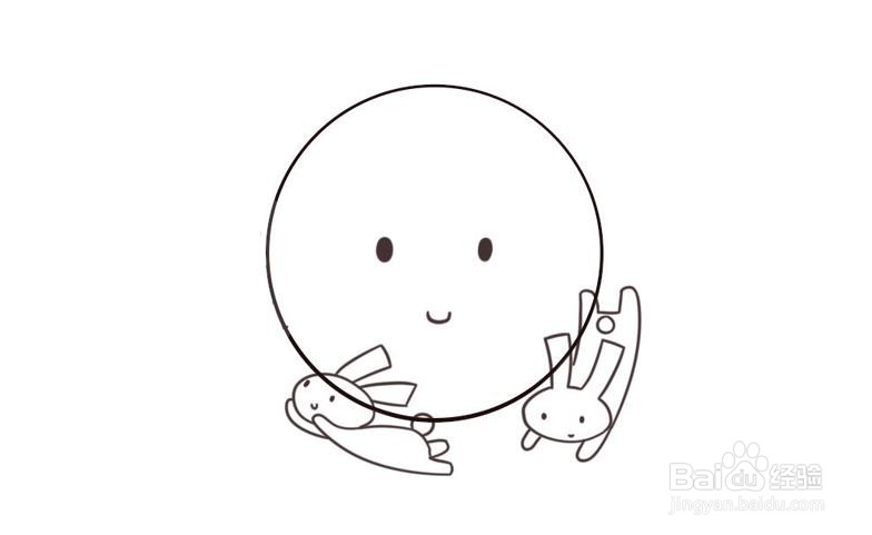 中秋节月亮简笔画