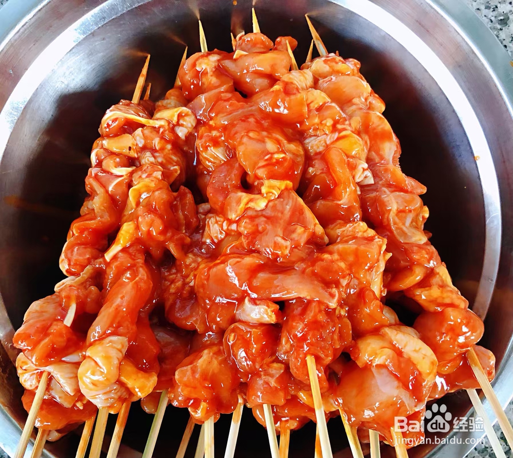 超级过瘾的叉烧鸡腿串