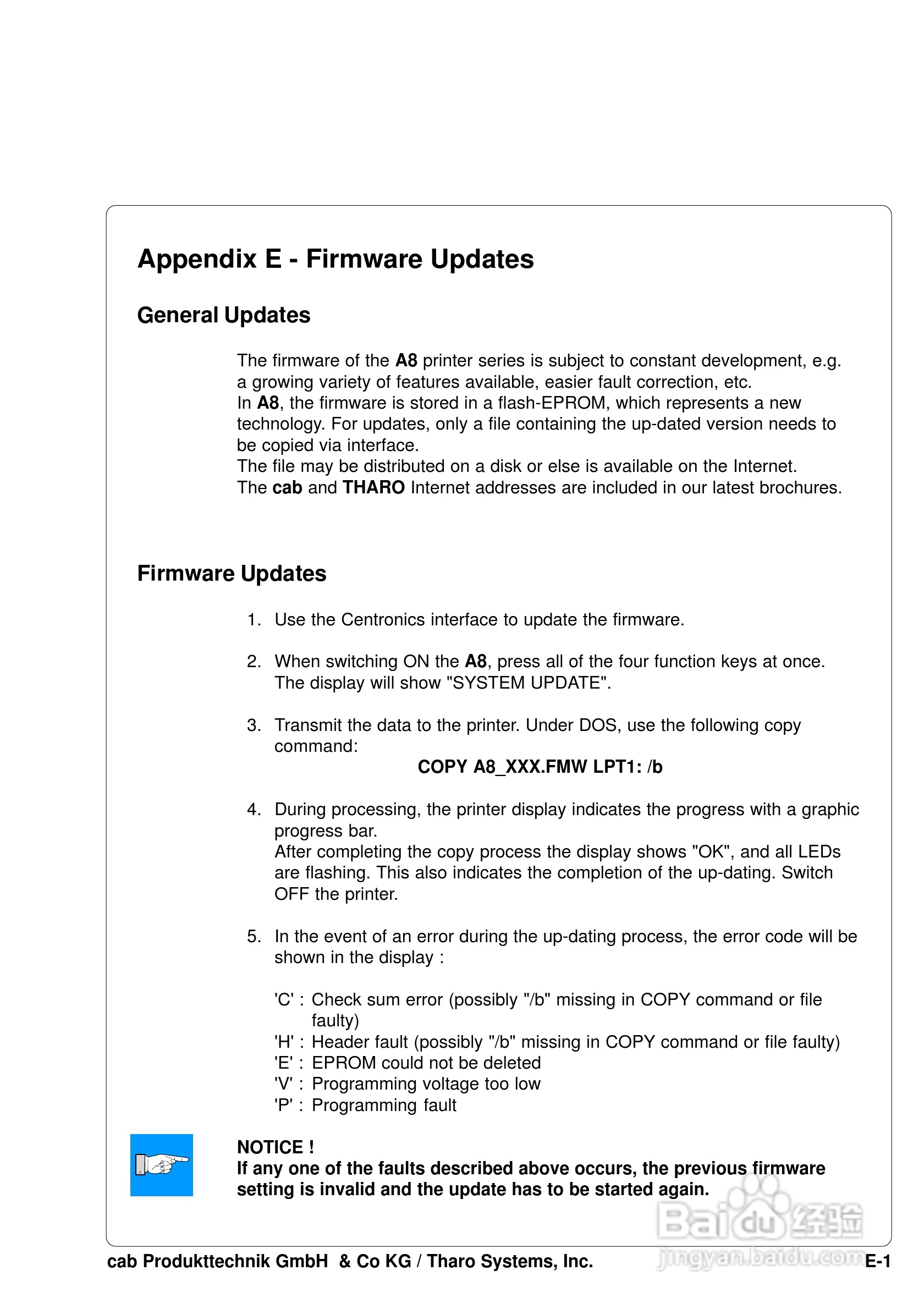 cab A8200打印机使用说明书:[13]