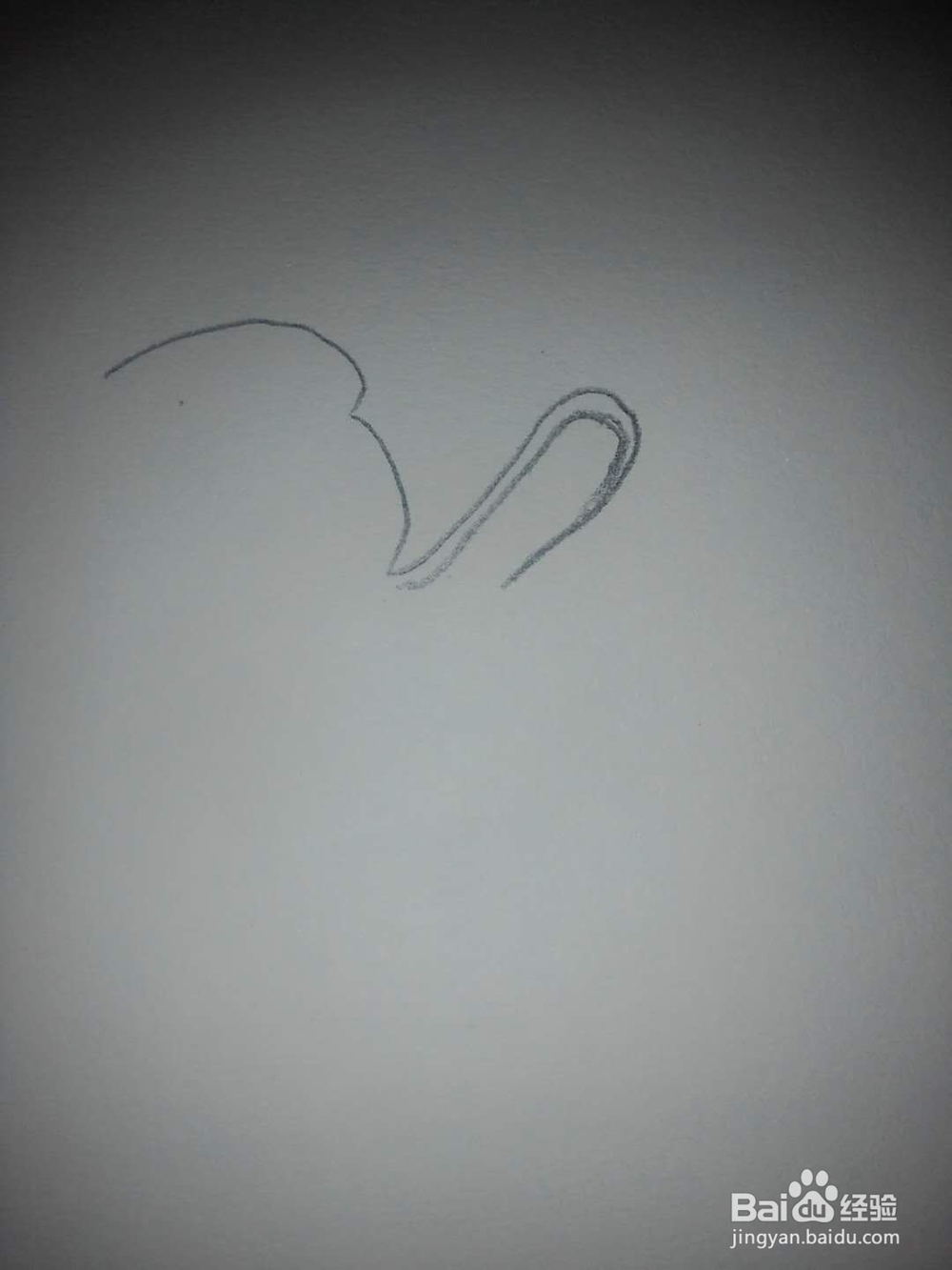 鸭子的卡通画法