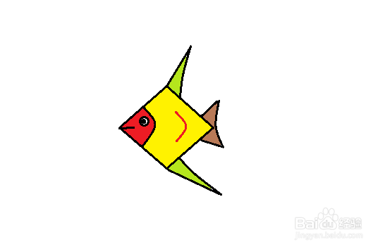 简笔画-热带鱼的简笔画如何画