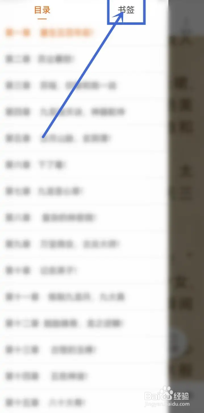 如何使用必看小说APP查看书签？