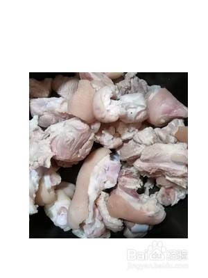 猪脚炖老豆腐