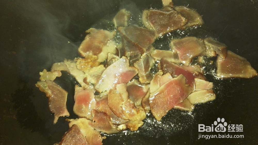 家常菜＆扁豆干炒腊肉的做法