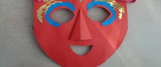 幼儿园最简单手工面具