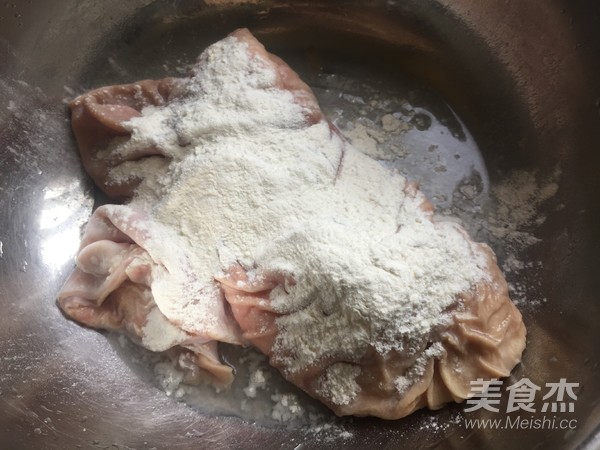 糟香猪肚的做法