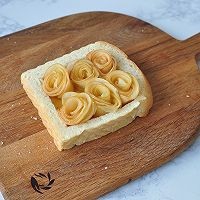 少女心玫瑰花吐司
