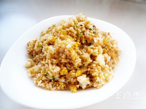 鸡蛋酱炒饭的做法