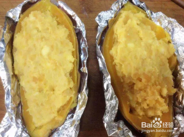 芝士焗红薯的做法