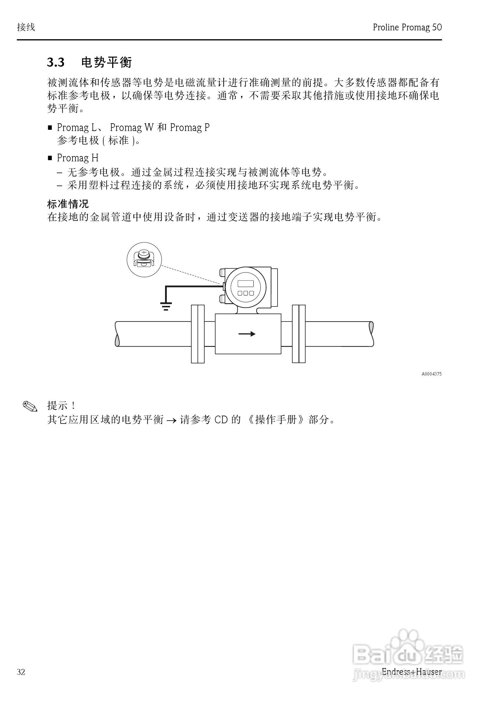 德国E+H电磁流量计中文说明书:[4]