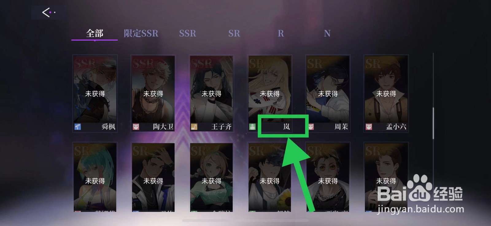 闪亮的你怎么查看岚的防御