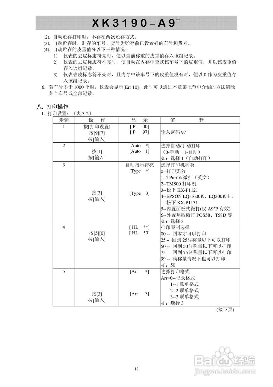 XK3190-A9＋称重显示控制器使用说明书:[2]