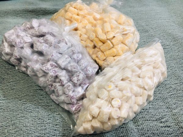 自制Q弹三色芋圆