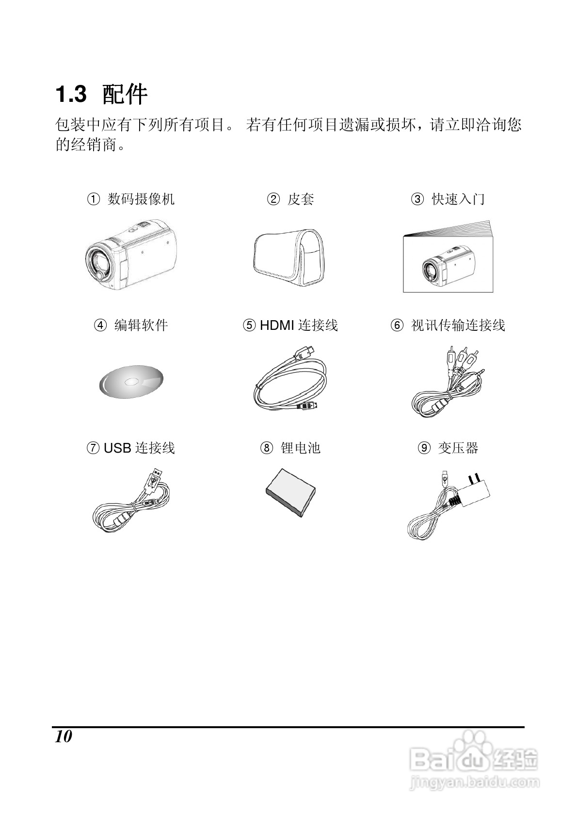 海尔DV-M200数码摄像机说明书:[1]