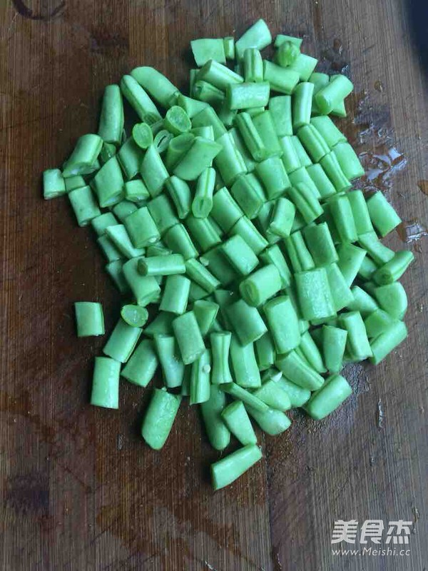 肉末干煸四季豆
