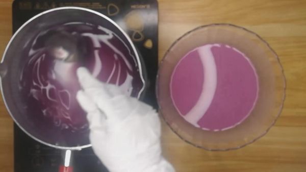 紫薯椰汁千层马蹄糕