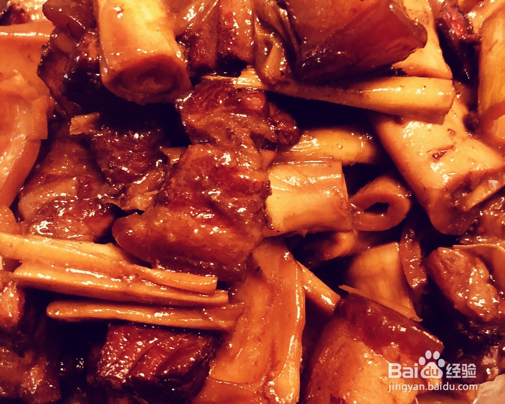 就该这样做笋干红烧肉