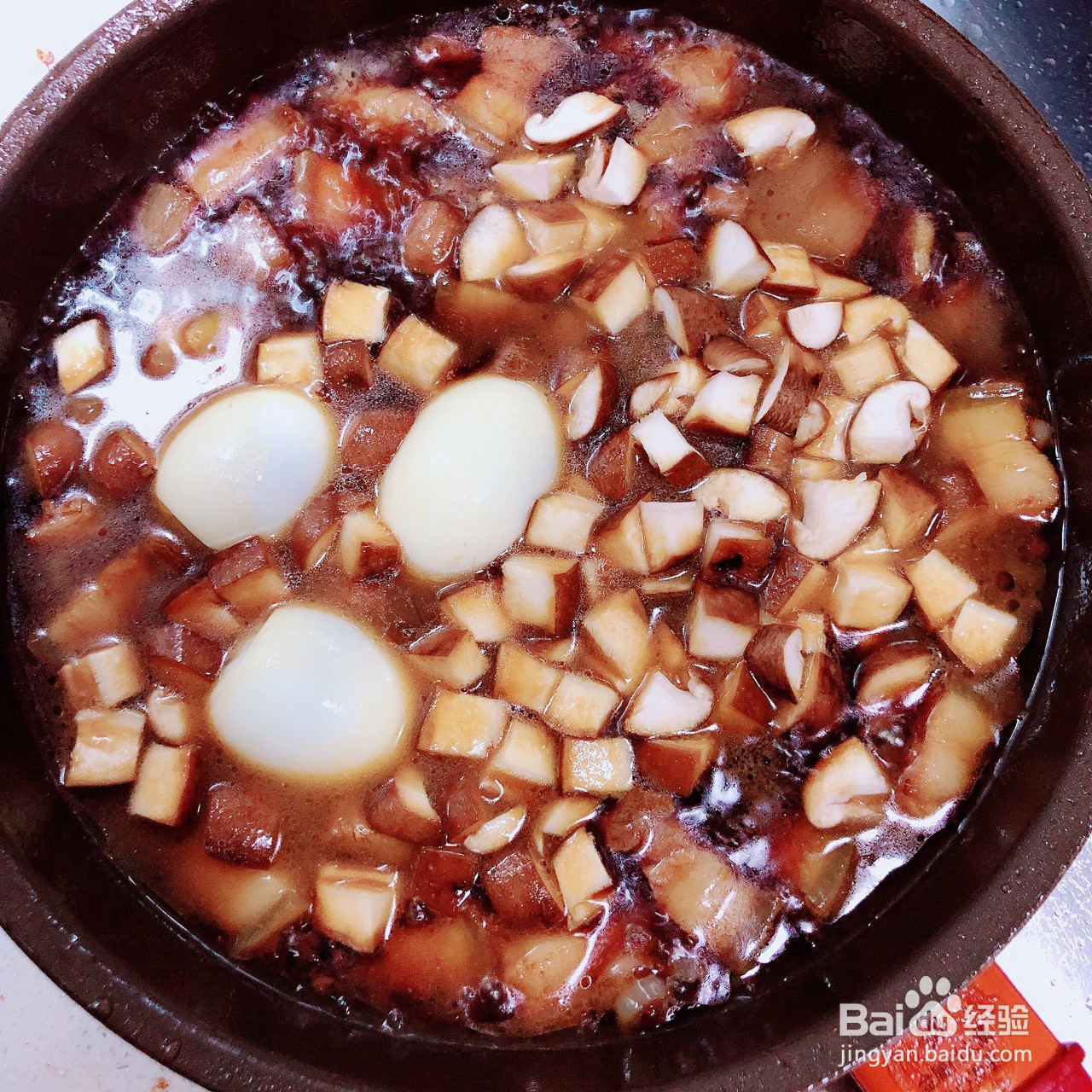 香菇卤肉饭的做法