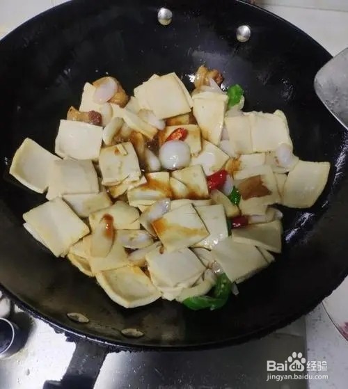 千叶豆腐炒洋葱