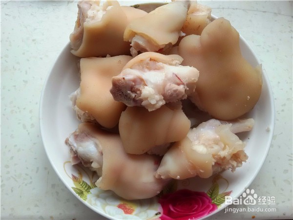 炒猪蹄的家常做法