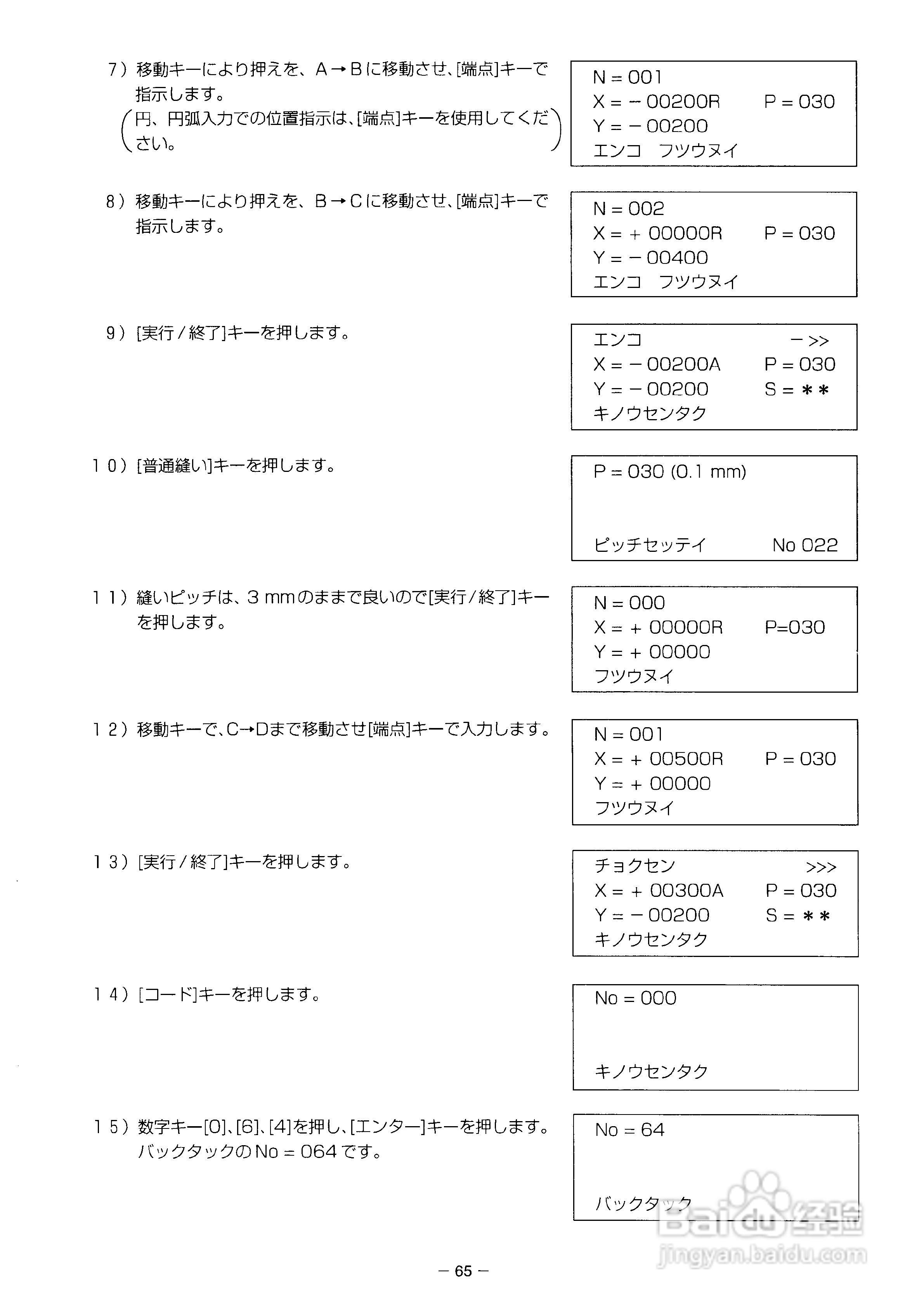 JUKI AMS-2150D花样机使用说明书:[8]