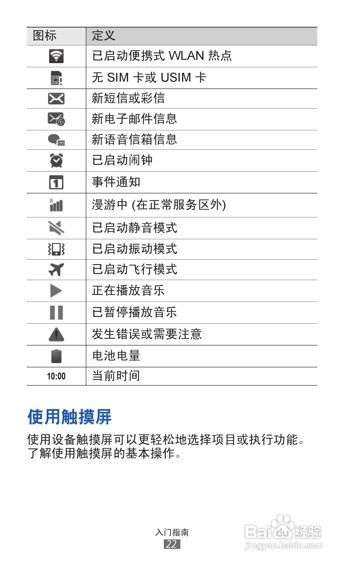 三星 GT-I8250手机说明书:[3]