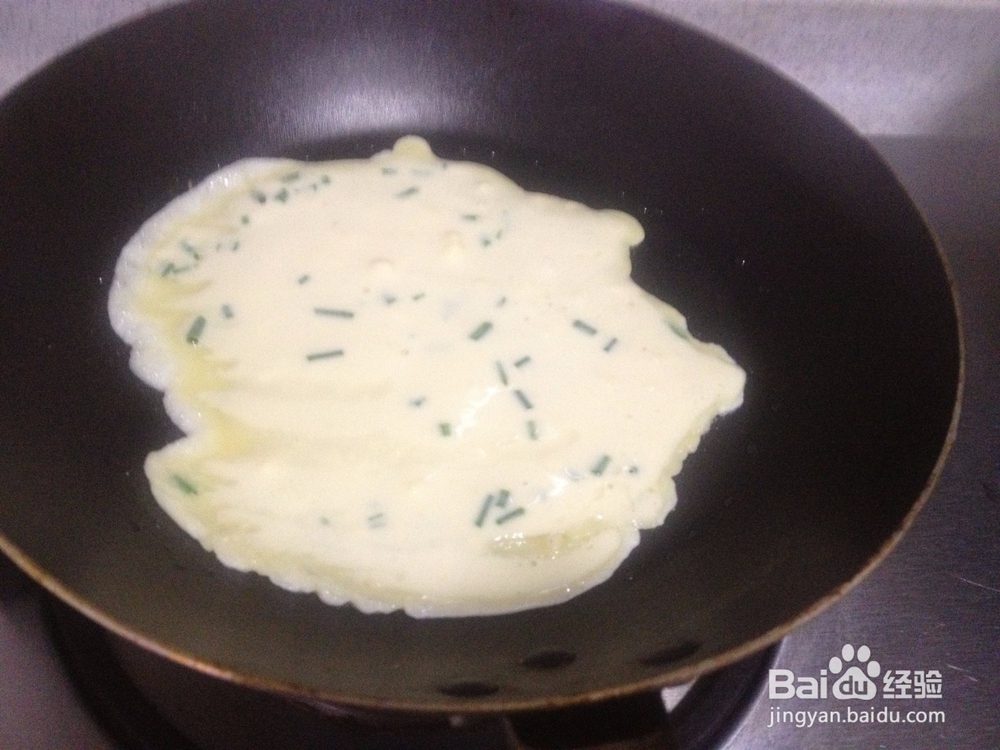 10分钟快手早餐 香葱蛋饼的做法