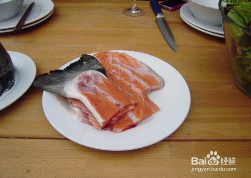 三文鱼各部位切片图解