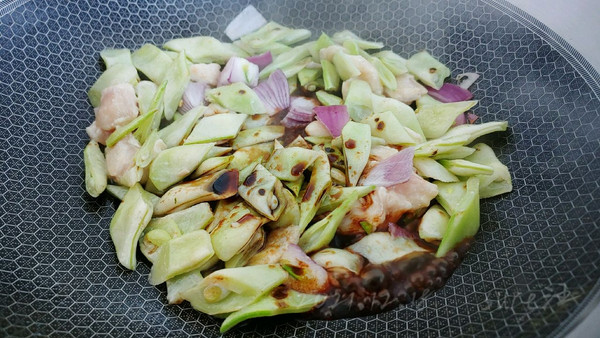 豉油滑鸡烧芸豆