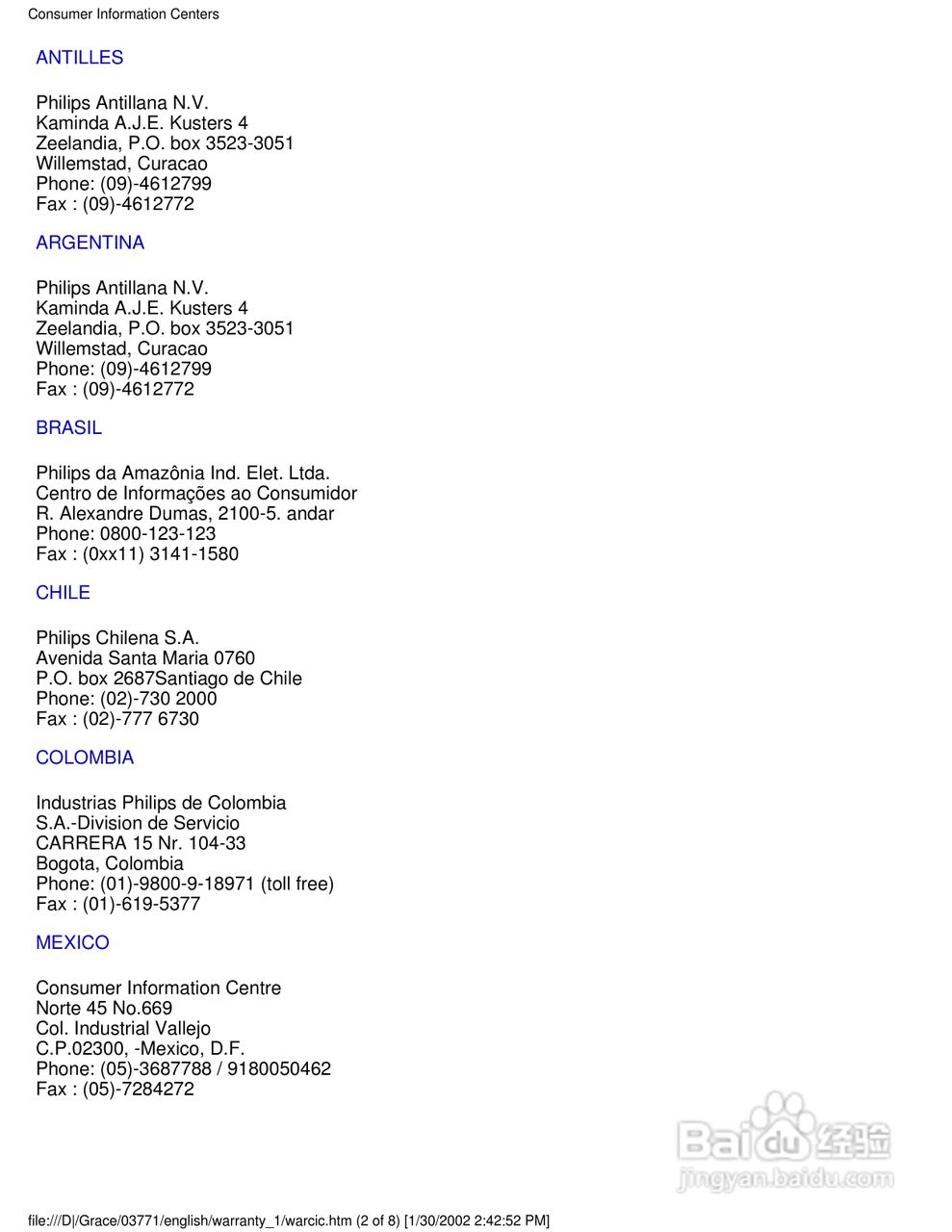 飞利浦150S3H彩显用户手册:[8]