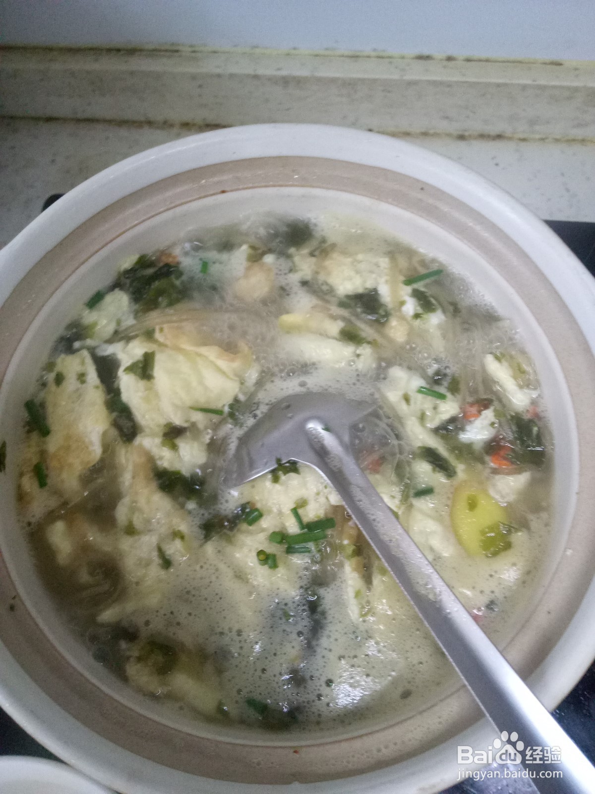 紫菜鸡蛋粉条汤