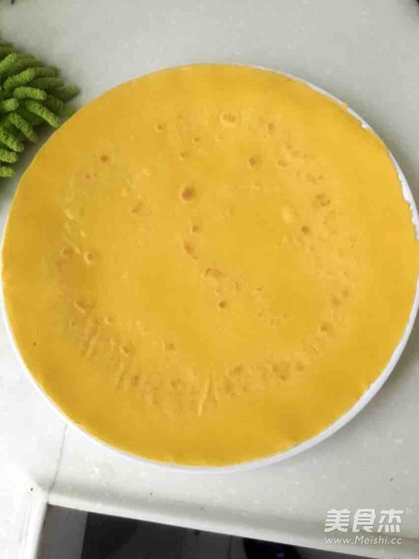 无油玉米面鸡蛋煎饼