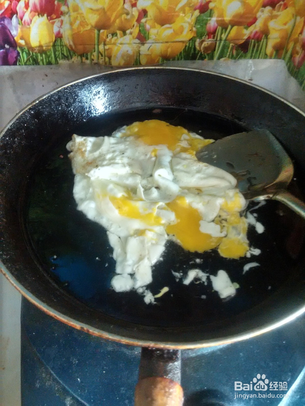 婆婆丁炒鸡蛋
