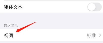 怎么把iPhone视图修改为放大模式