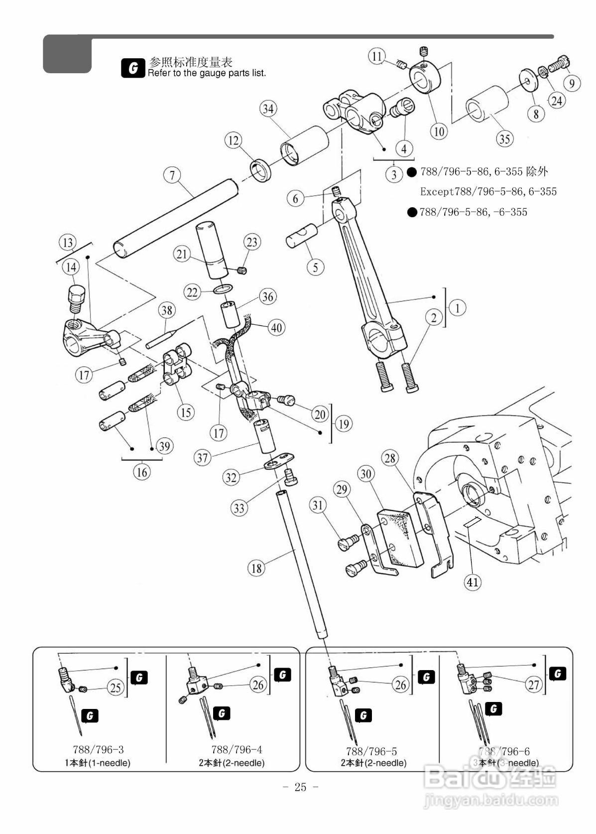 JK-788 796型超高速包缝机使用说明:[4]